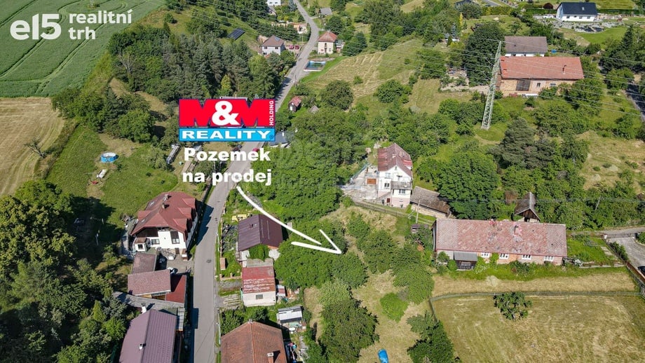 Prodej pozemky pro bydlení, 1 133 m² - Vamberk - Merklovice