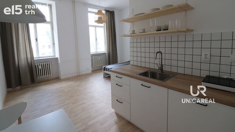 Pronájem byty 1+kk, 29 m² - Brno - Zábrdovice
