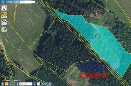 Prodej lesa 10 149 m², Svojek - Tample