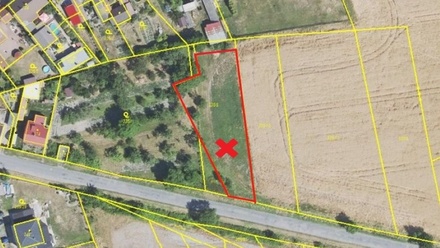 Prodej stavebního pozemku 1 305 m², Hradečno - Nová Ves