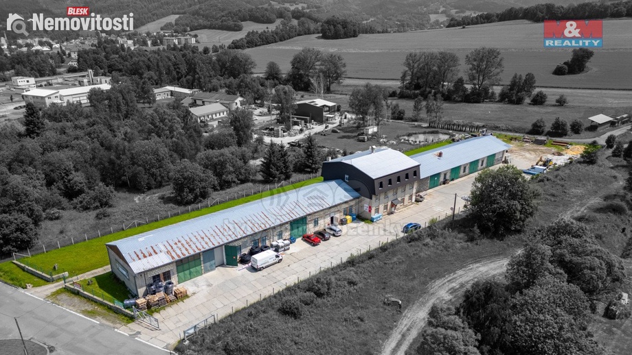 Prodej výrobního prostoru 1 485 m², Jeseník - Bukovice