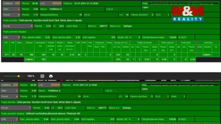Prodej lesa 17 153 m², Božejov