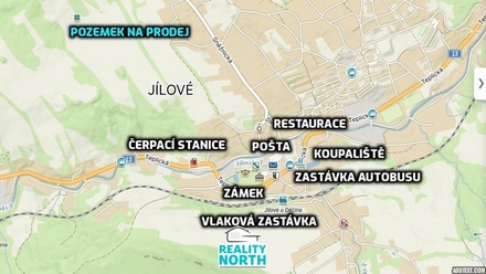 Prodej stavebního pozemku 900 m², Jílové