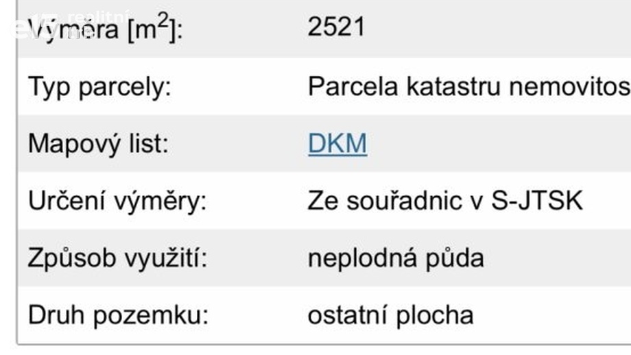 Prodej pozemky - zahrady, 7 500 m² - Dubá - Horky u Dubé