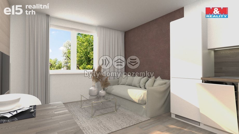 Pronájem byty 1+kk, 21 m² - Ostrava - Moravská Ostrava