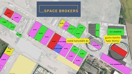 Pronájem skladu 354 m², Pardubice - Semtín