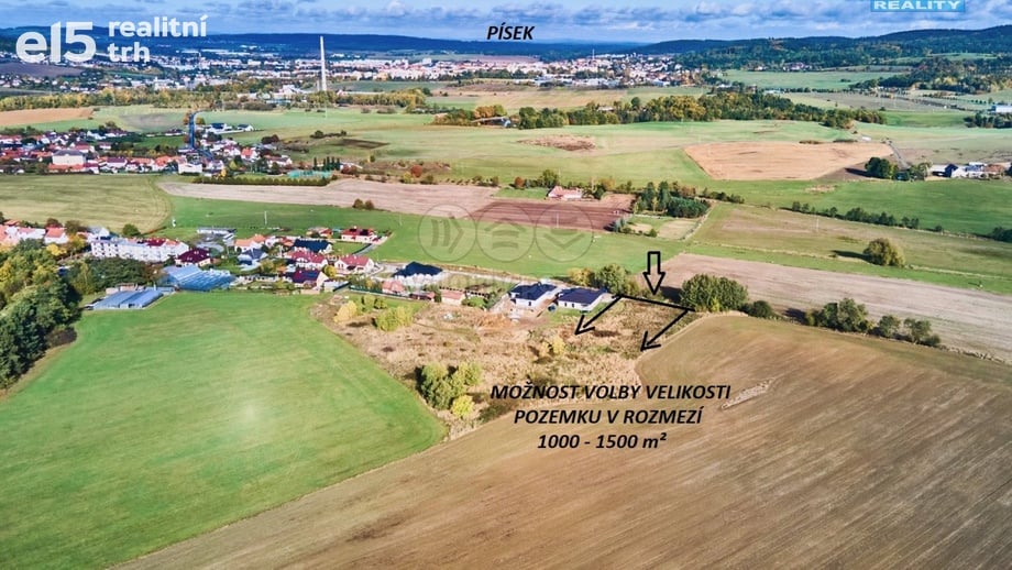 Prodej pozemky pro bydlení, 1 000 m² - Písek - Smrkovice