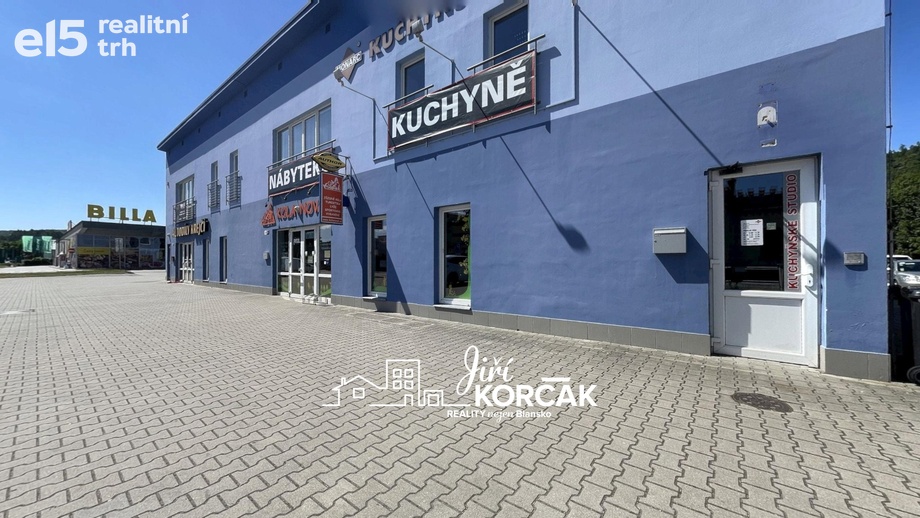 Pronájem obchodní prostory, 150 m² - Blansko