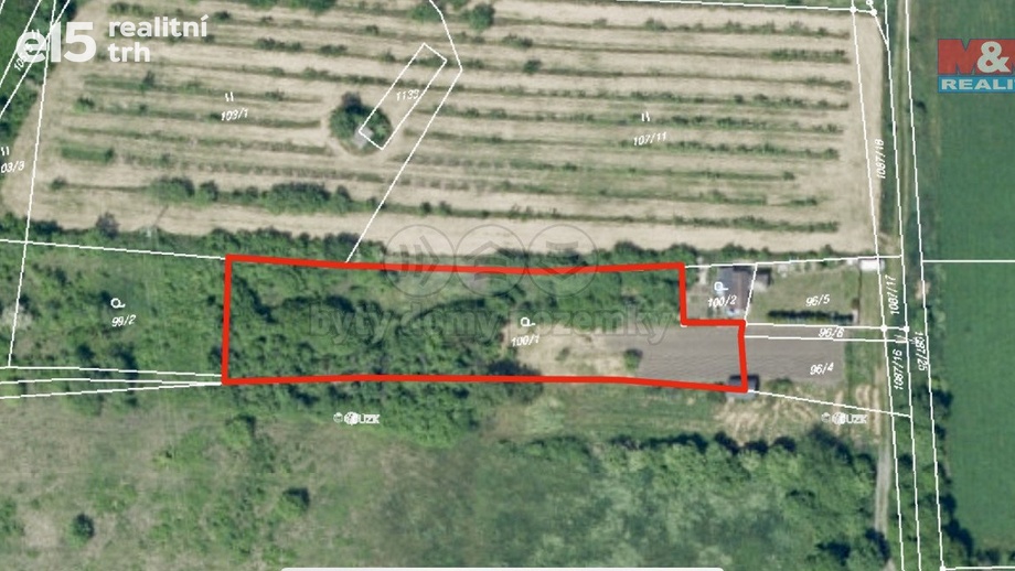 Prodej pozemky - zahrady, 2 311 m² - Chožov - Třtěno