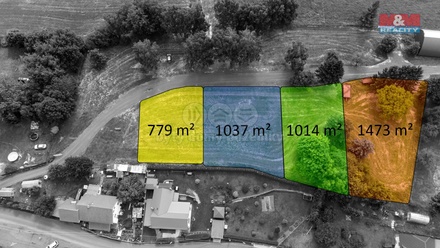 Prodej stavebního pozemku 1 014 m², Dobrná