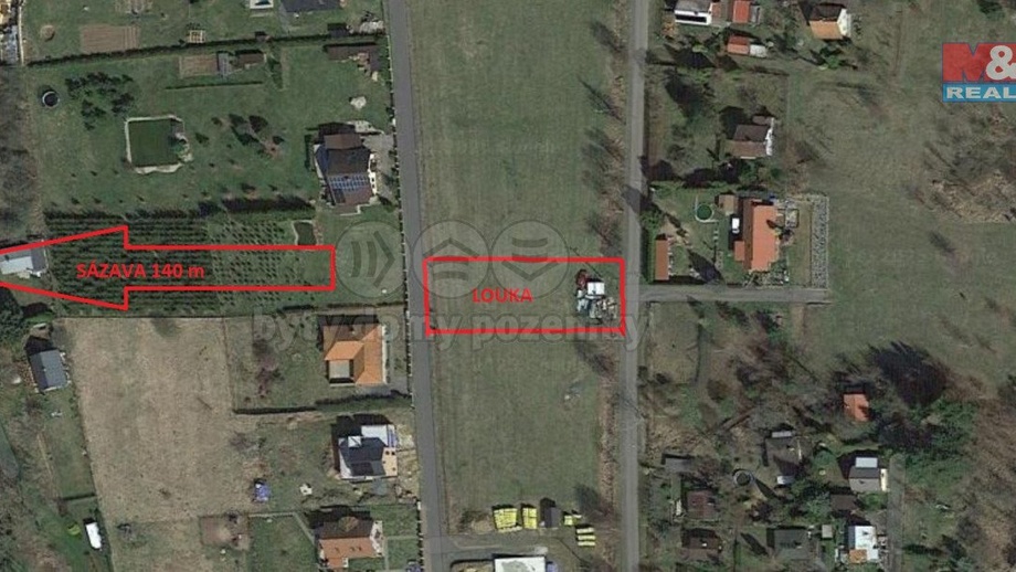 Pronájem louky 1 205 m², Samopše