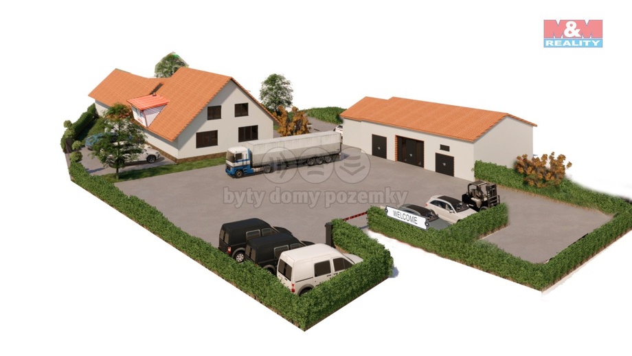 Prodej výrobního prostoru 400 m², Čakov - Tatouňovice