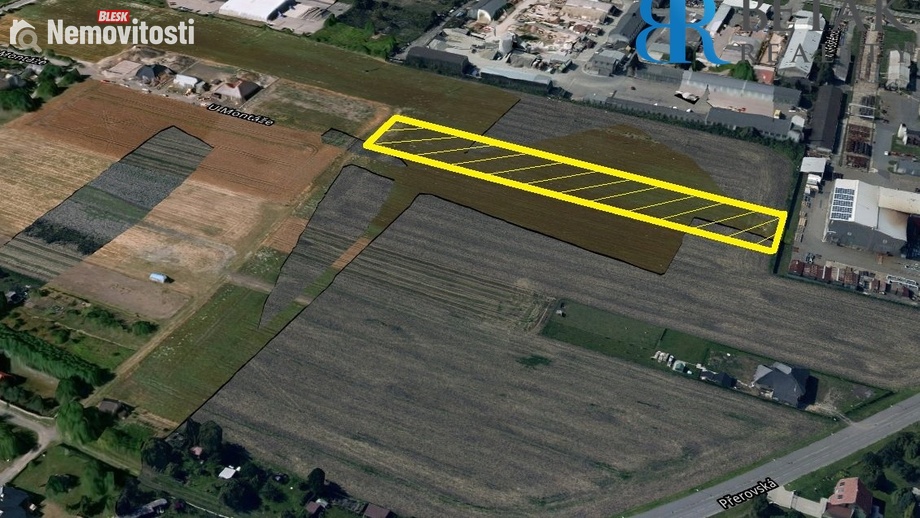 Prodej stavebního pozemku 4 615 m², Přerov VI-Újezdec