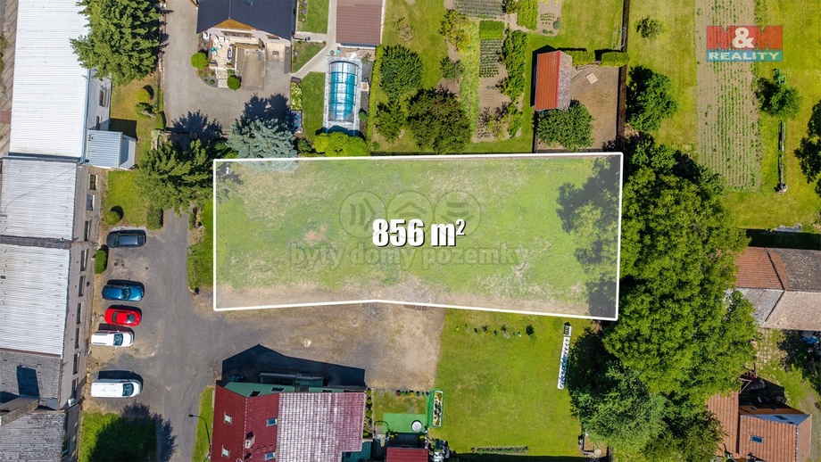 Prodej stavebního pozemku 865 m², Velemín