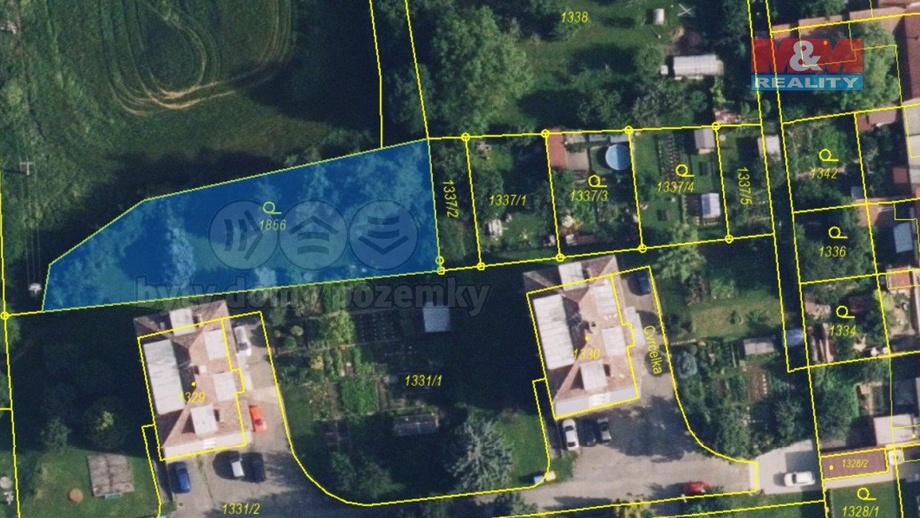 Prodej zahrady 858 m², Plumlov