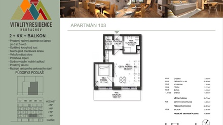 Pronájem bytu 2+1 57 m², Harrachov