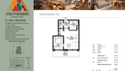 Pronájem bytu 2+1 57 m², Harrachov