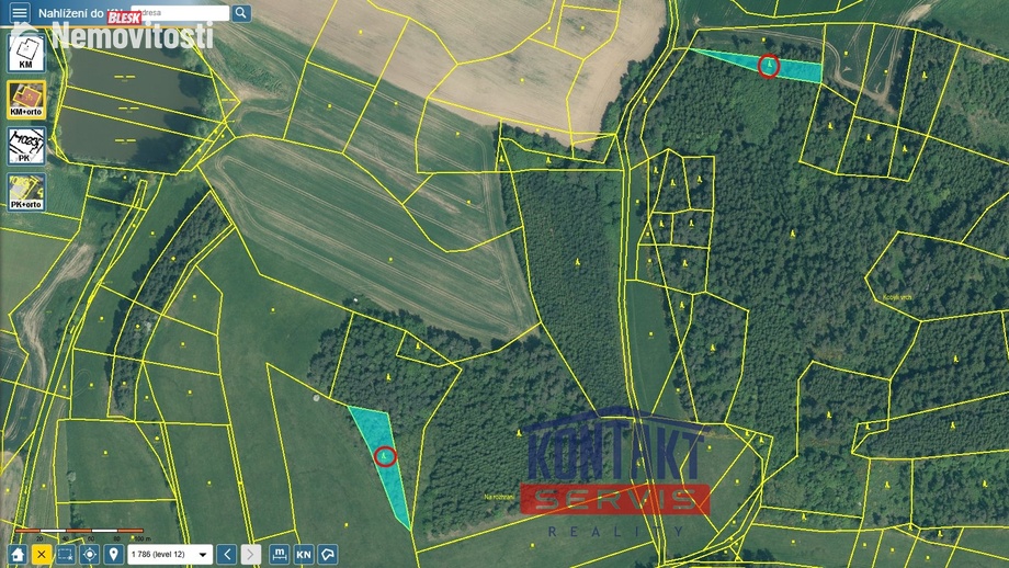 Prodej lesa 2 819 m², Čepřovice