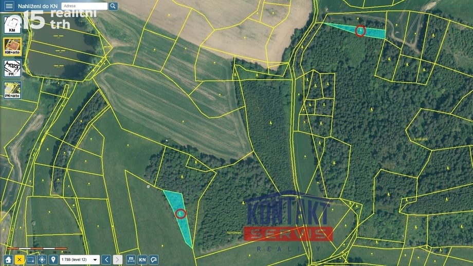 Prodej lesa 2 819 m², Čepřovice