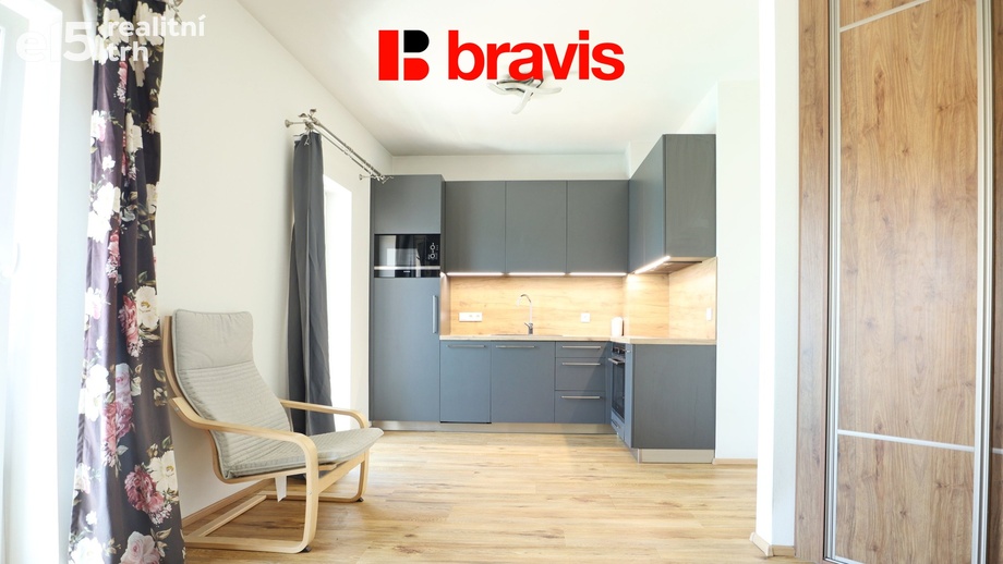 Pronájem byty 1+kk, 27 m² - Brno - Královo Pole
