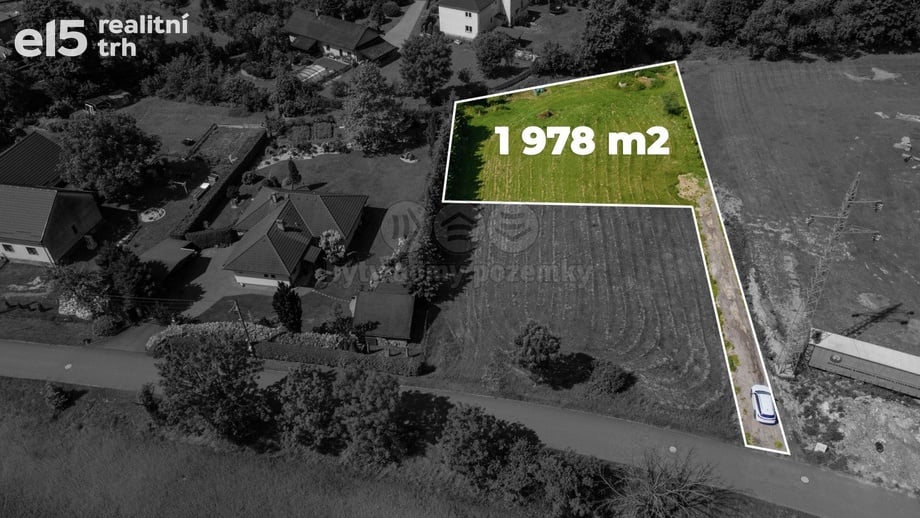 Prodej pozemky pro bydlení, 1 978 m² - Hukvaldy - Rychaltice