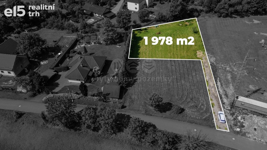Prodej stavebního pozemku 1 978 m², Hukvaldy