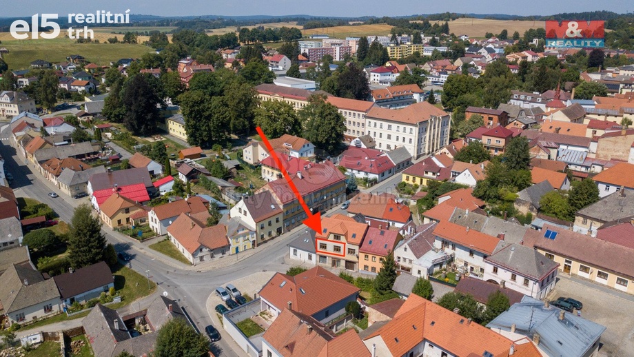 Pronájem byty 1+kk, 28 m² - Počátky