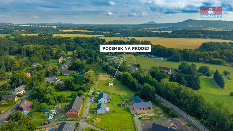 Prodej stavebního pozemku 3 506 m², Skalice u České Lípy