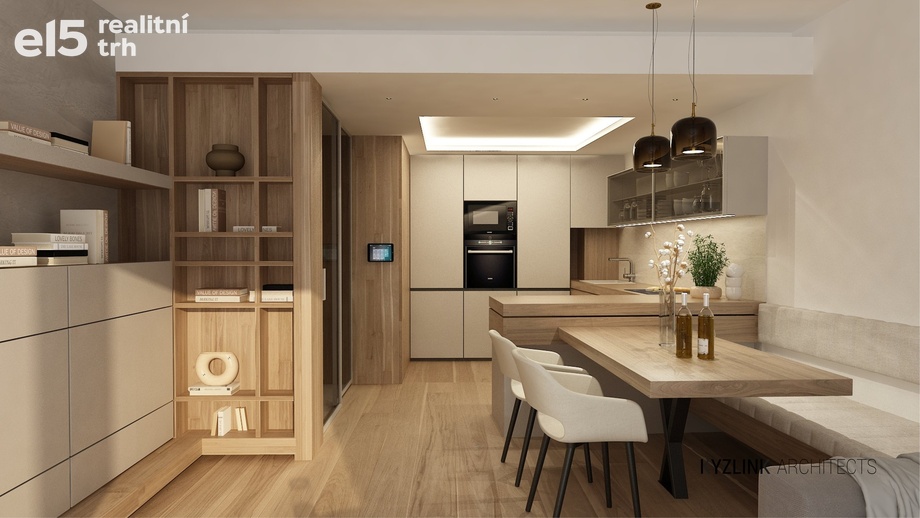 Prodej byty 2+kk, 59 m² - Brno - Komín