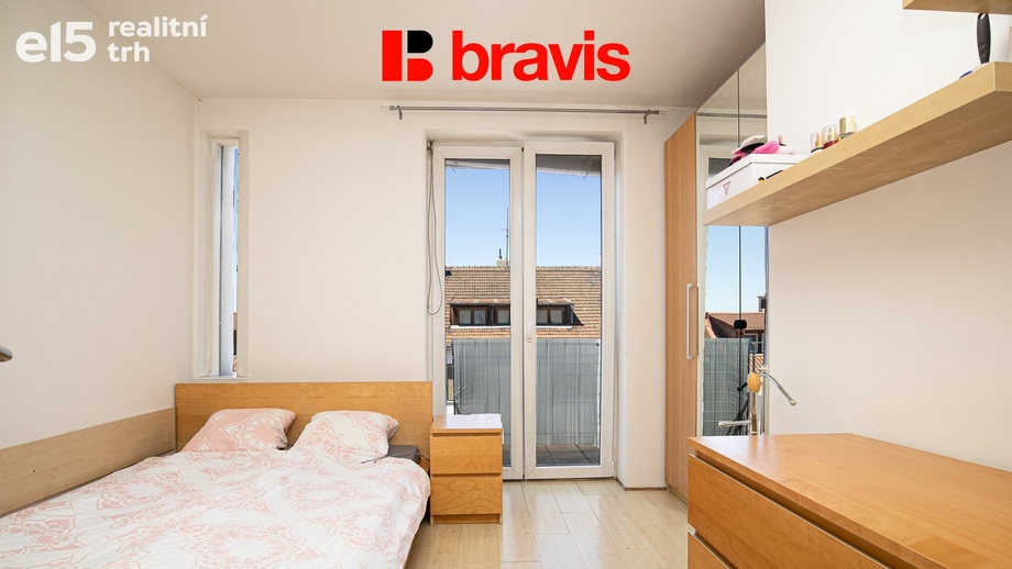 Pronájem byty 2+kk, 33 m² - Brno - Černovice