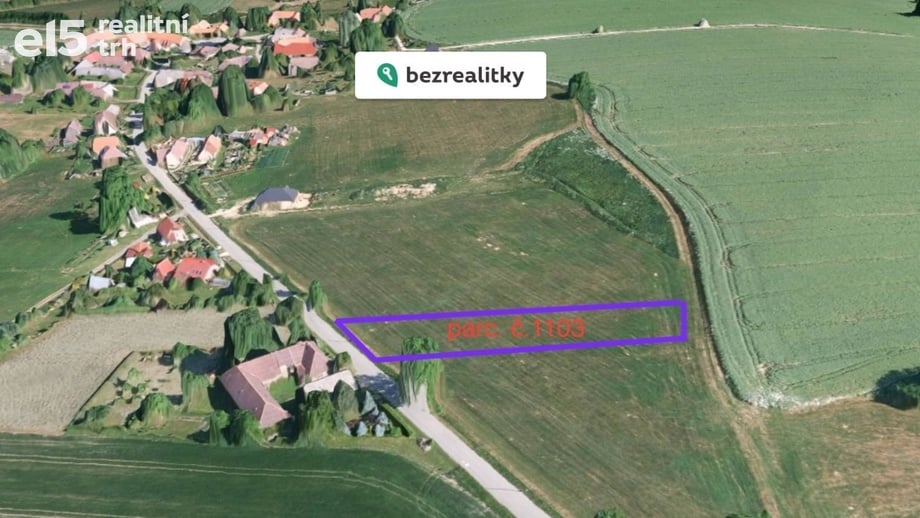 Prodej pozemky pro bydlení, 2 898 m² - Těmice - Babín