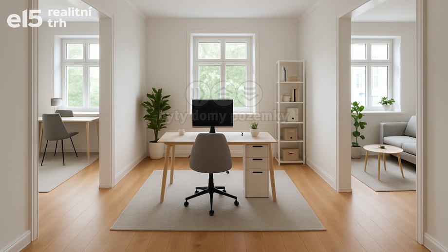 Pronájem kanceláře, 101 m² - Praha - Vinohrady