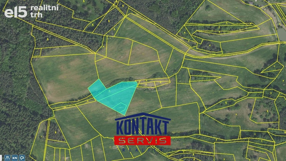 Prodej lesy, 6 556 m² - Obory