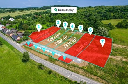 Prodej stavebního pozemku 1 310 m², Ludkovice