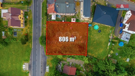 Prodej stavebního pozemku 806 m², Varnsdorf