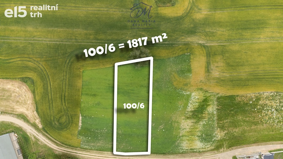 Prodej pozemky pro bydlení, 1 817 m² - Bohdaneč - Prostřední Ves