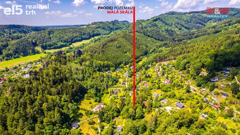 Prodej pozemky pro bydlení, 867 m² - Malá Skála - Sněhov