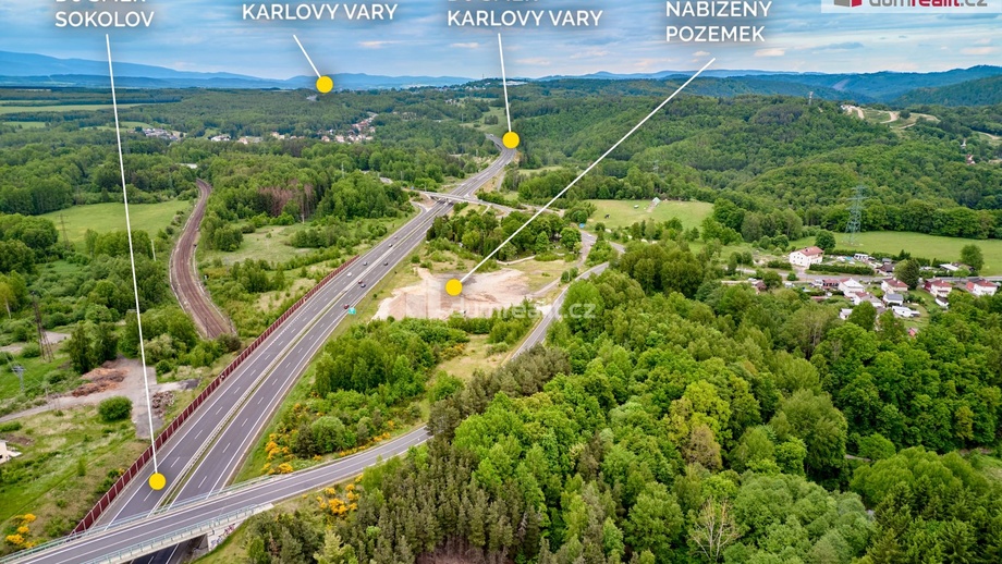 Prodej pozemky pro komerční výstavbu, 20 000 m² - Nové Sedlo