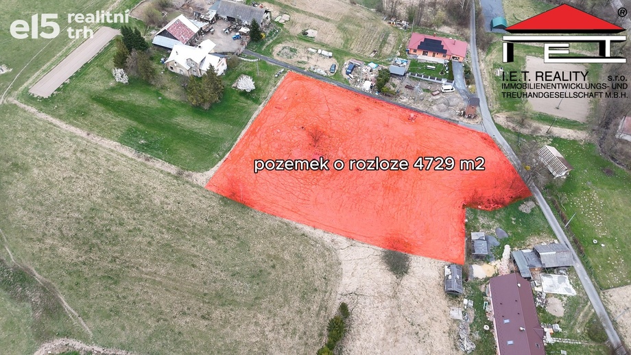 Prodej pozemky - trvalý travní porost, 4 729 m² - Razová