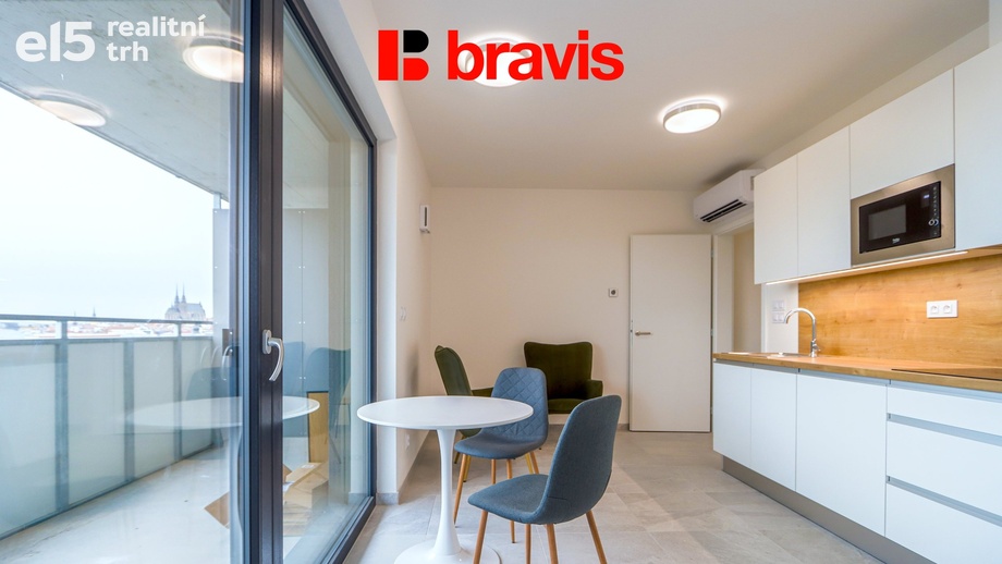 Pronájem byty 2+kk, 33 m² - Brno - Zábrdovice
