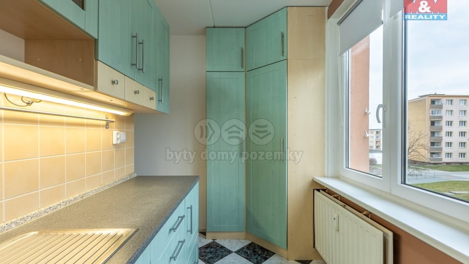 Pronájem byty 2+1, 54 m² - Louny
