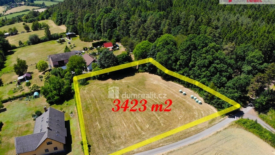 Prodej pozemky pro bydlení, 3 423 m² - Ohrazenice