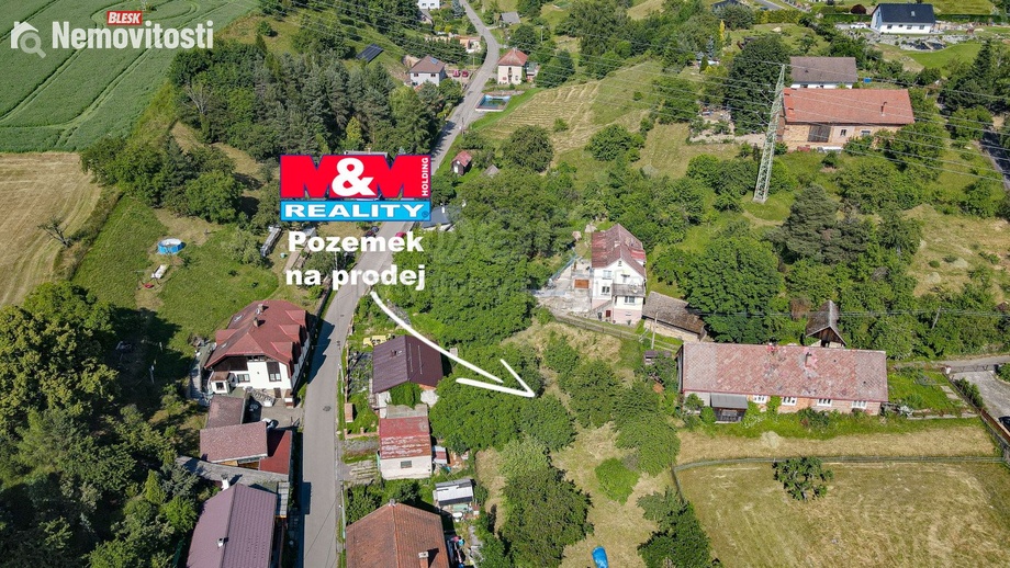 Prodej stavebního pozemku 1 133 m², Vamberk