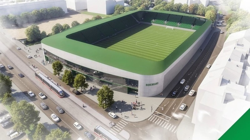 Bohemians představili novou podobu legendárního Ďolíčku. Rekonstrukce proběhne na etapy