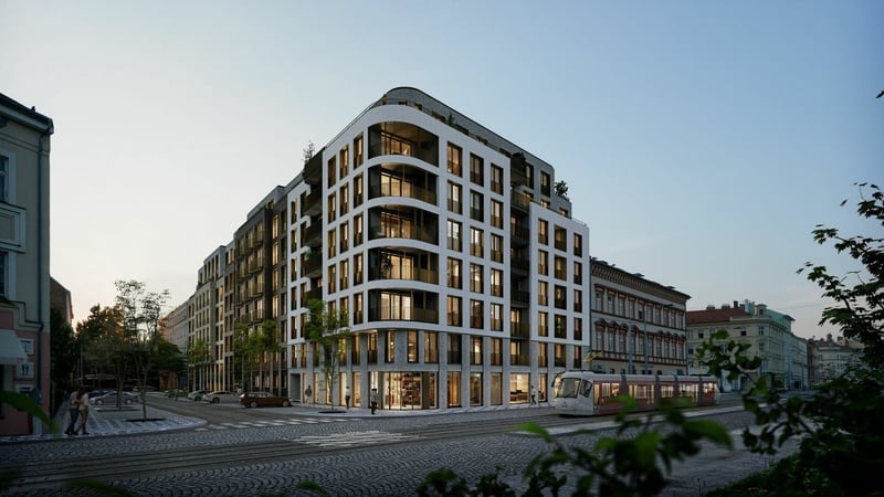 UBM Development v Praze staví další rezidenční projekt. Na prodej nabídne 160 bytů