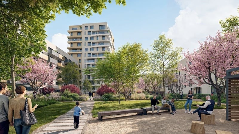 Skanska zahájila výstavbu nového rezidenčního projektu. V pražských Malešicích vybuduje více než tisícovku bytů