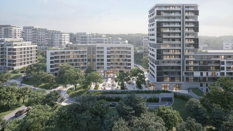 Developer YIT pokračuje v realizaci rezidenčního projektu Toivo Roztyly. A chystá se i na výstavbu v Brně