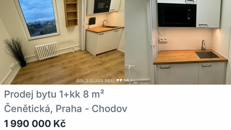 Bydlení v Praze za 330 tisíc za metr o rozloze koupelny. Trh s byty ovládl hongkongský syndrom