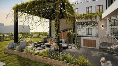 JRD staví v Česku první bytový dům s mokřadní střechou. Systém přečistí vodu z koupelen i myček