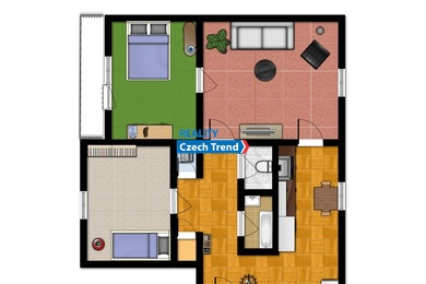 Pronájem bytu 3+1, 67m² - Přerov II-Předmostí, Ev.č.: 01939